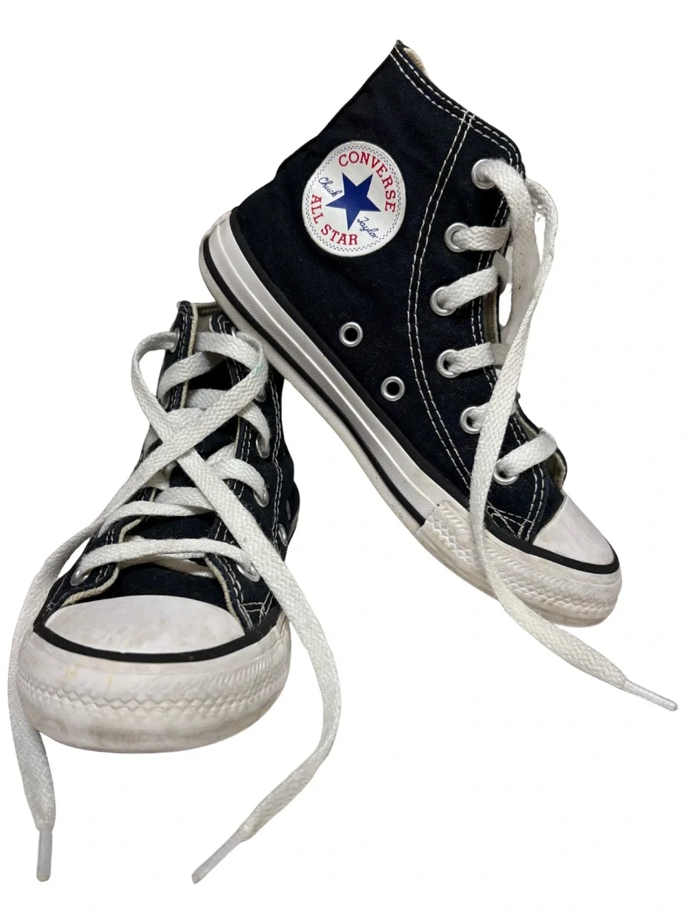 Converse Chuck Taylor All Star High Top Sneakers Kids Black Size 12